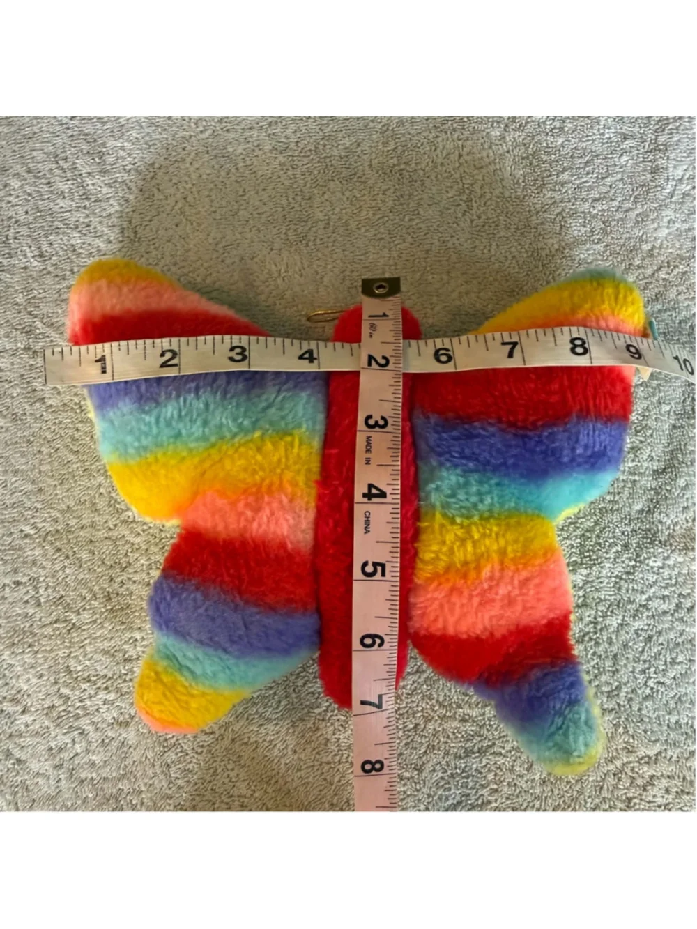 Girls Acme Premium Supply Corp Butterfly Stuffed Animal Multi-color